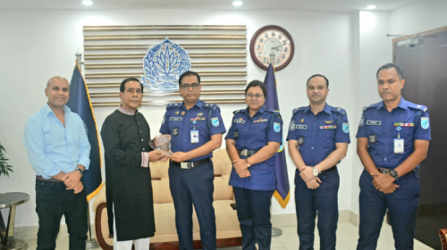 ট্রাফিক ব্যবস্থাপনায় সহযোগিতা- মাসুদুজ্জামানকে জেলা পুলিশের সম্মাননা